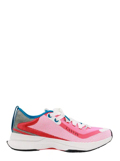 Lanvin Suede And Nylon Sneakers