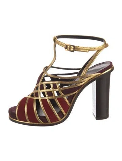 Pre-owned Lanvin Suede Pumps In Multicolor