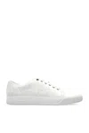 Lanvin Suede Sneakers In Ecru