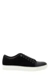 Lanvin Dbb1 Suede Sneakers In Black