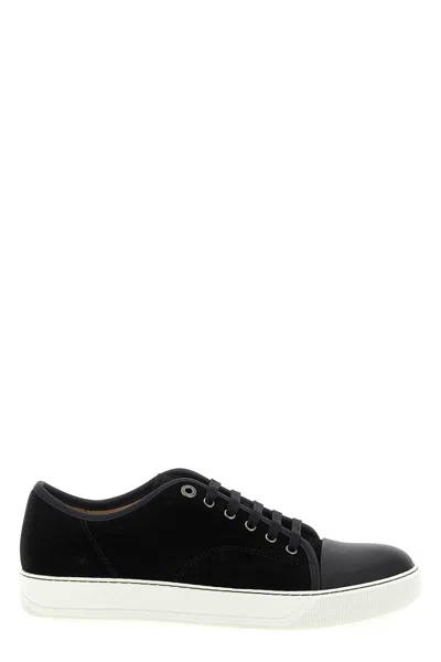 Lanvin Dbb1 Suede Sneakers In Multi