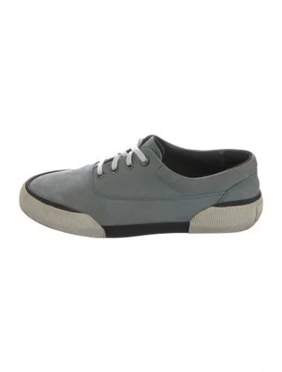 Pre-owned Lanvin Suede Sneakers In Multi