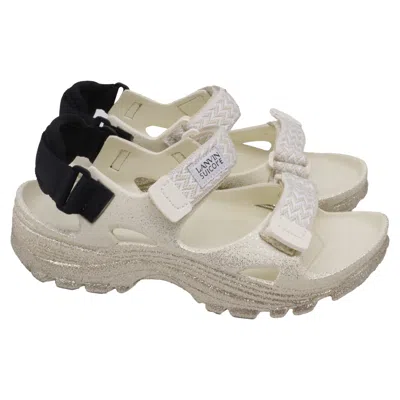 Pre-owned Lanvin Suicoke X  Wake Curb Lnv Sandals In White Rubber
