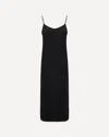 Lanvin Chain Embellished Strap Midi Dress In Black