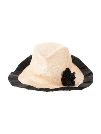 Pre-owned Lanvin Summer Hat In Neutrals