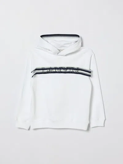 Lanvin Kids' セーター  ボーイ カラー ホワイト In White