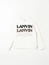 Lanvin Kids Sweatshirt In Weiss