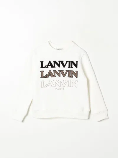 Lanvin Sweater  Kids Color White In Weiss
