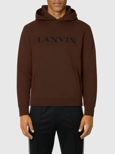 LANVIN SWEATSHIRT LANVIN MEN COLOR BROWN,H74770032