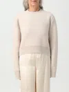 Lanvin Crew-neck Cropped Jumper In White