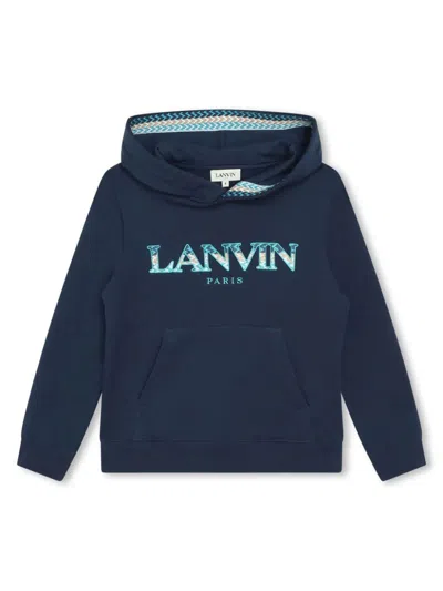 LANVIN LANVIN SWEATERS BLUE