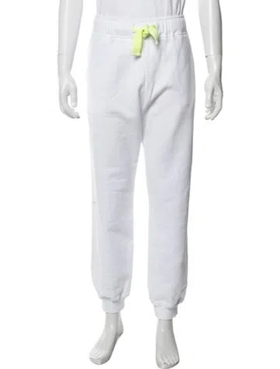 Pre-owned Lanvin Sweatpants In White