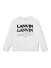 Lanvin Kids Sweatshirt In White