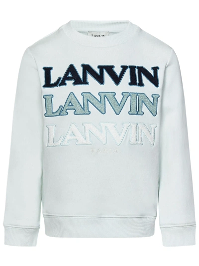 Lanvin Kids' Sweatshirt In B Verde Acqua