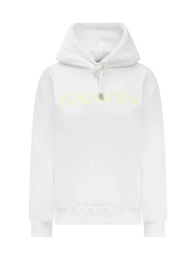 Lanvin Sweatshirt With Logo In White