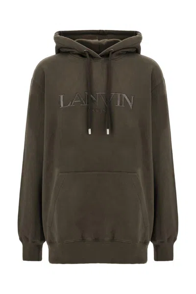 Lanvin Sweatshirts In Green