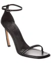 Lanvin Swing 95 Leather Sandal In Black