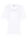Lanvin T-shirt Brod In White