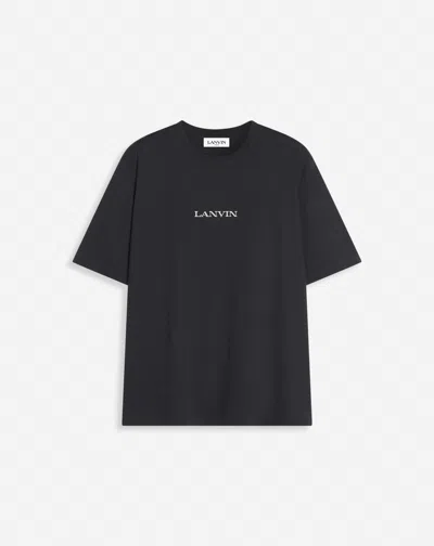 Lanvin T-shirt Logo In Black