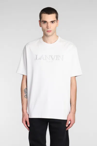 Lanvin T-shirt In Grey Cotton In Gray