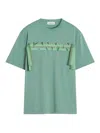 Lanvin Curb Lace T-shirt In Green