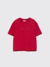 Lanvin T-shirt  Kids Color Burgundy In Red