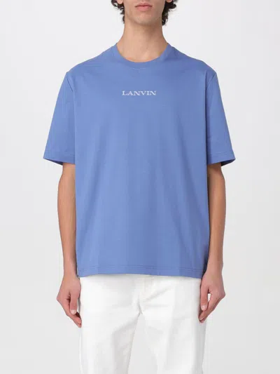 Lanvin T-shirt  Men Color Blue
