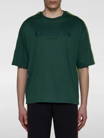 Lanvin T-shirt  Men Color Bottle Green