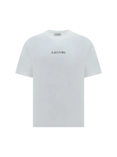 Lanvin Cotton T-shirt In Optic White