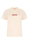 Lanvin Salmon Cotton T-shirt In Powder Pink