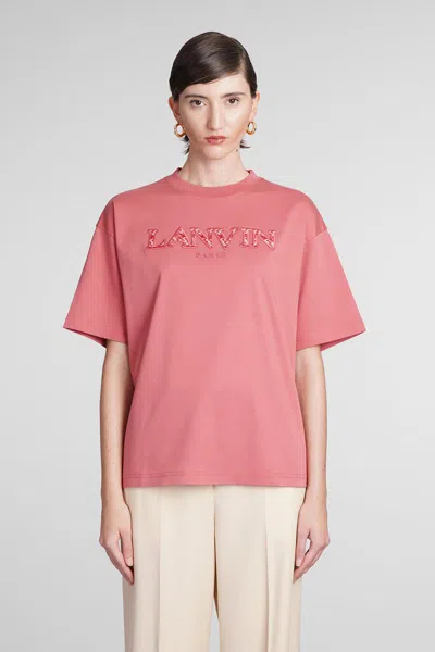 Lanvin T-shirt In Pink