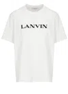 Lanvin Logo Print T-shirt In White
