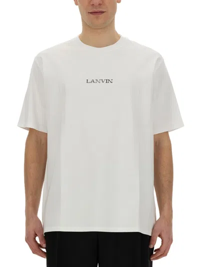 Lanvin T-shirt With Logo In White