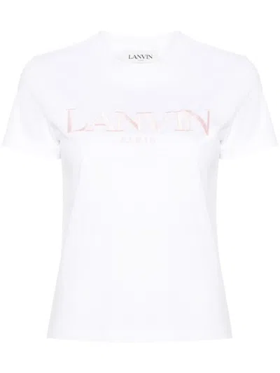 Lanvin T-shirt With Logo In White