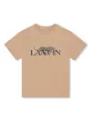 LANVIN LANVIN T-SHIRTS AND POLOS BEIGE