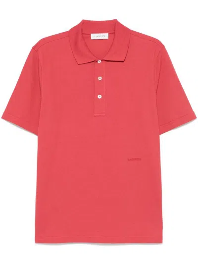 Lanvin T-shirts And Polos In Carmine Red