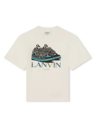 Lanvin Kids'  T-shirts And Polos White