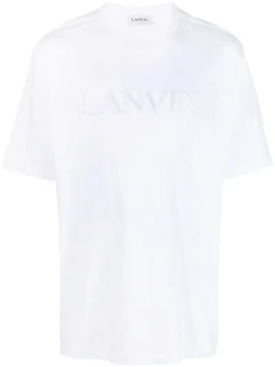 Lanvin T-shirts And Polos White In Optic White
