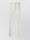 Lanvin Wool Twill Kick Flared Pants In Pastel