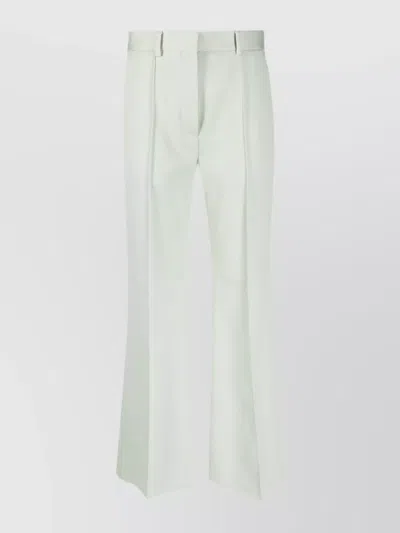 LANVIN TAILORED HIGH-WAISTED CROPPED FLARED TROUSERS
