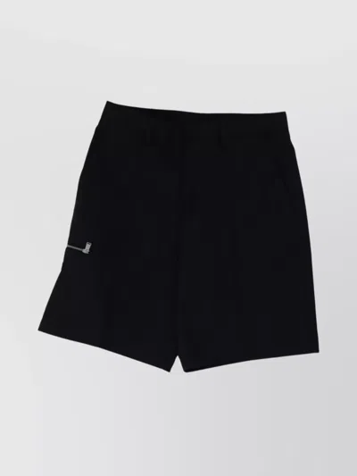 Lanvin Tailored Shorts With Back Welt Pockets In Black