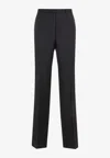 Lanvin Tailored Wool Pants In Gray