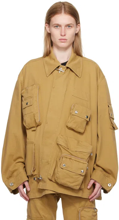 Lanvin X Future Lapel Casual Jacket In Yellow