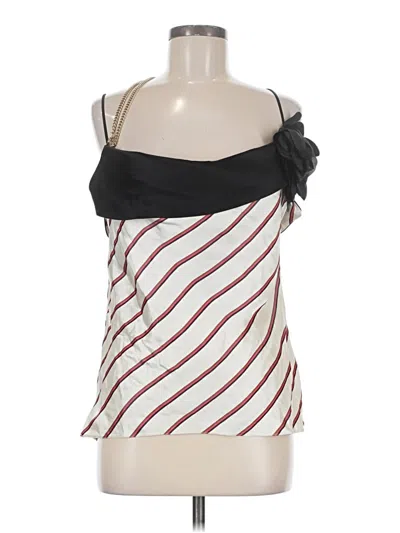 Pre-owned Lanvin Tank Top Ivory Strapless Neckline Tops