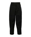 Lanvin Pantaloni Biker Affusolati In Black