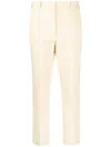 Lanvin Tapered Tailored Trousers In Nude