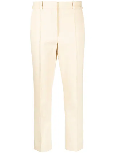 Lanvin Tapered Tailored Trousers In Nude