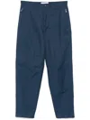 Lanvin Tapered Trousers In Blue