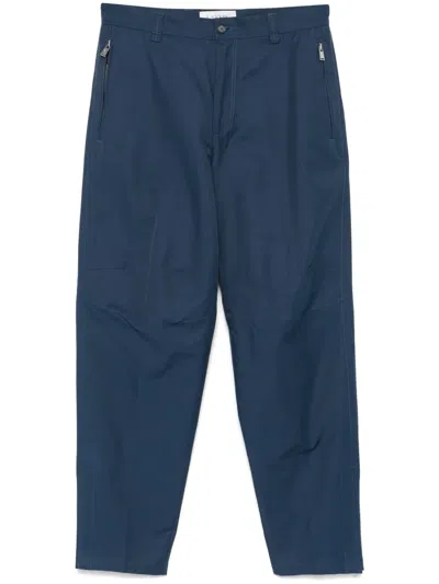 Lanvin Tapered Trousers In Blue