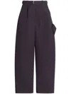 Lanvin Tapered Trousers In Purple